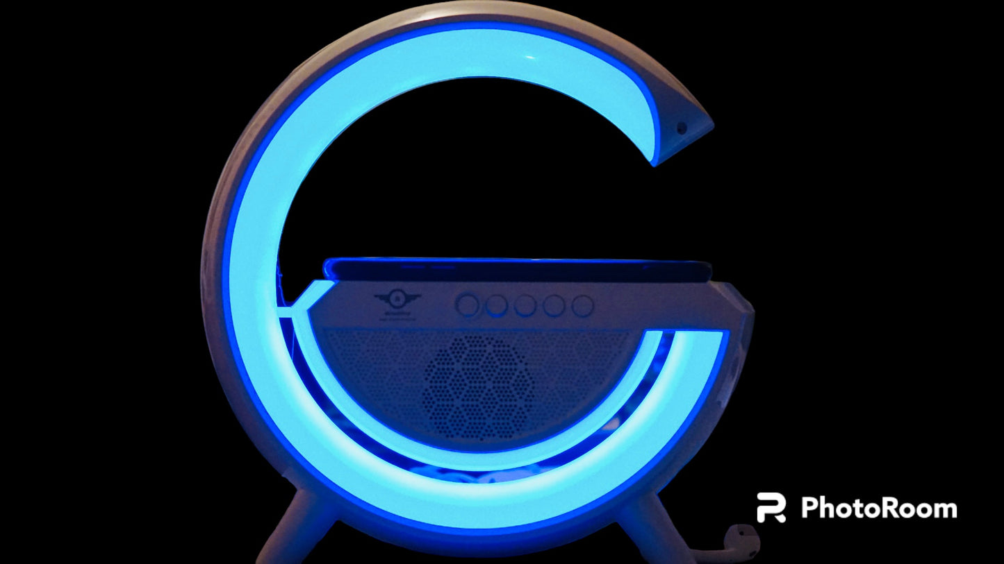 LED Licht mit verschiedenen Farben Wecker, Musikspieler, Bluetooth speaker, Wireless 🛜 Ladegeräte Radio 📻 ein Gerät mit vielen Funktionen