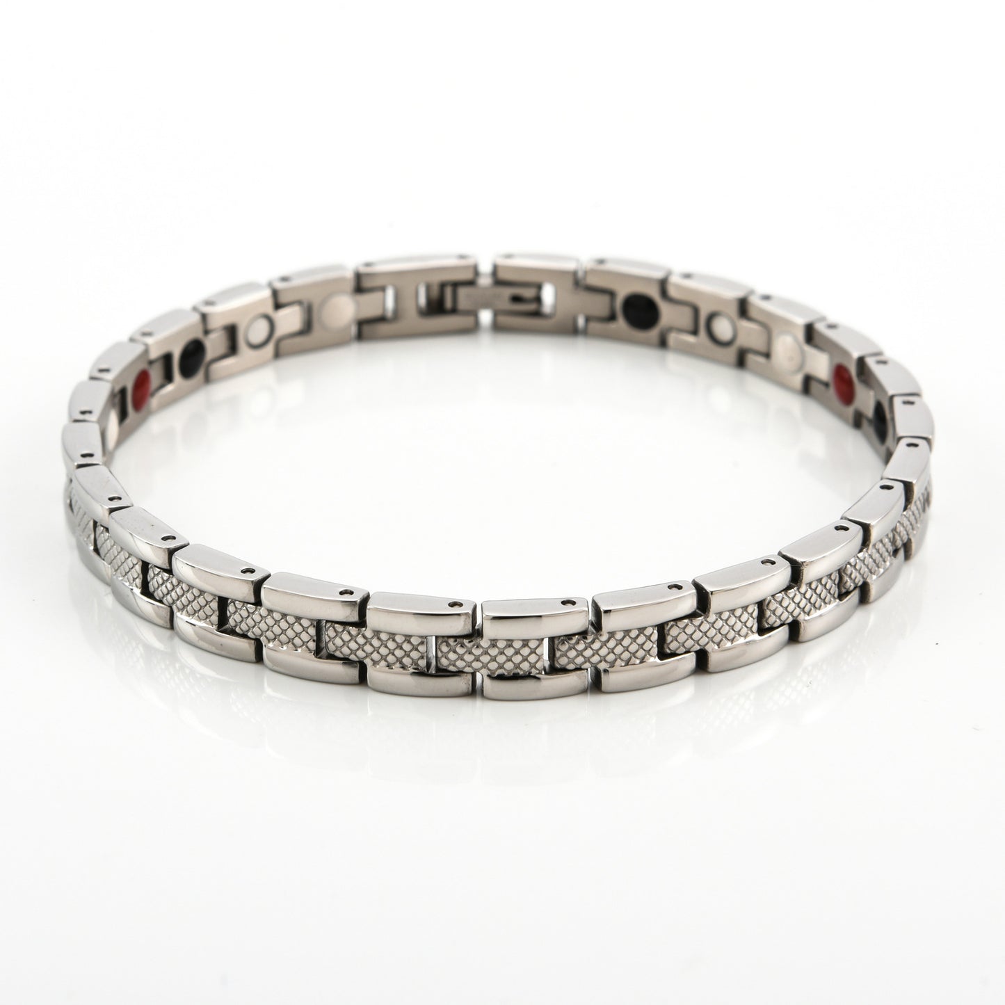 Titanstahl-Energie-Magnet-Armband für Damen und Herren
