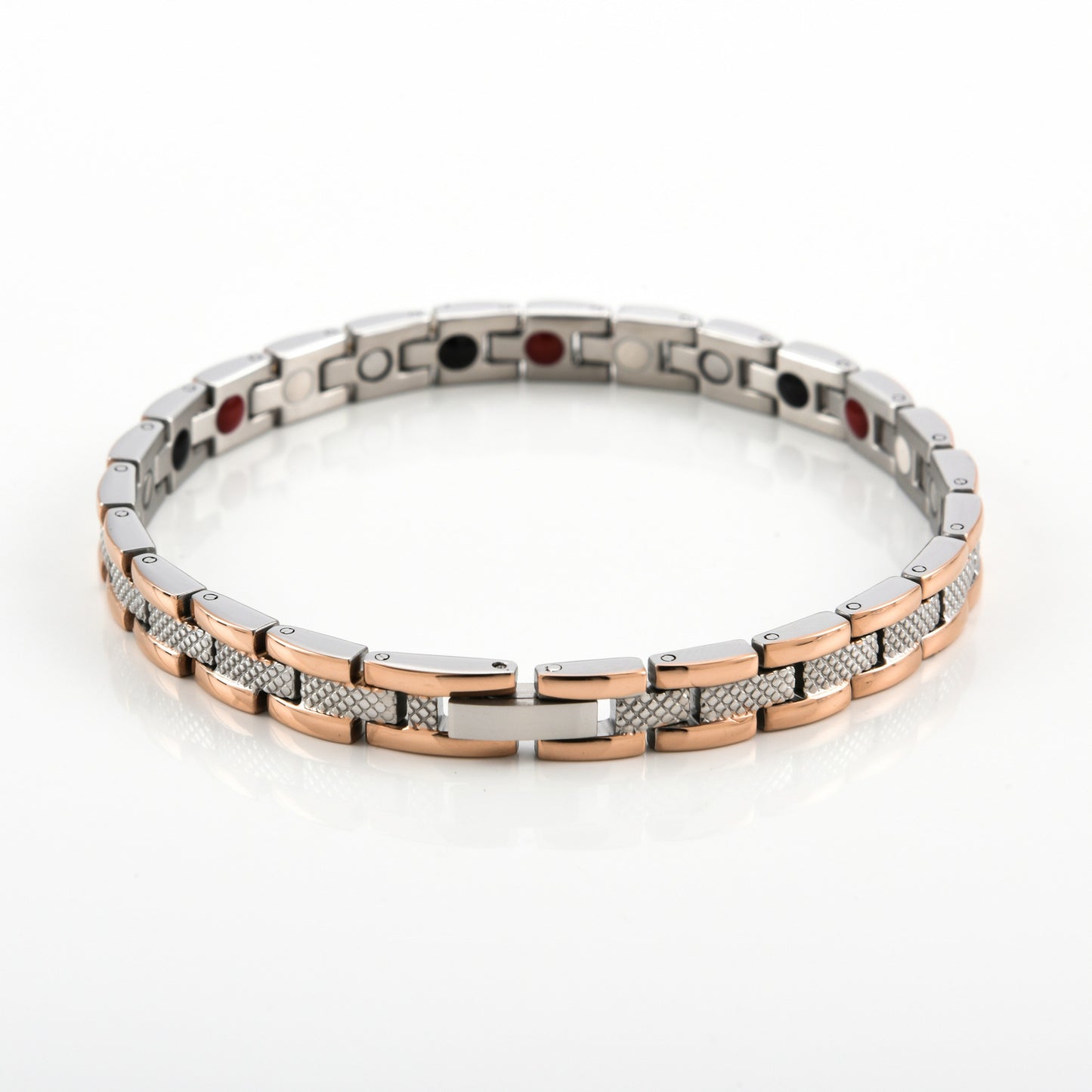 Titanstahl-Energie-Magnet-Armband für Damen und Herren