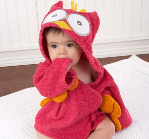 Cartoon Cute Animal Modeling Baby Badetücher Baby Bademäntel Baumwolle Kinder Bademäntel Baby mit Kapuze
