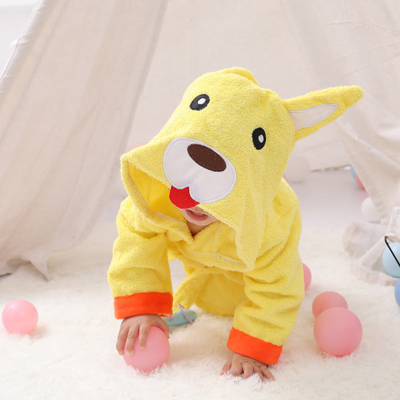 Cartoon Cute Animal Modeling Baby Badetücher Baby Bademäntel Baumwolle Kinder Bademäntel Baby mit Kapuze
