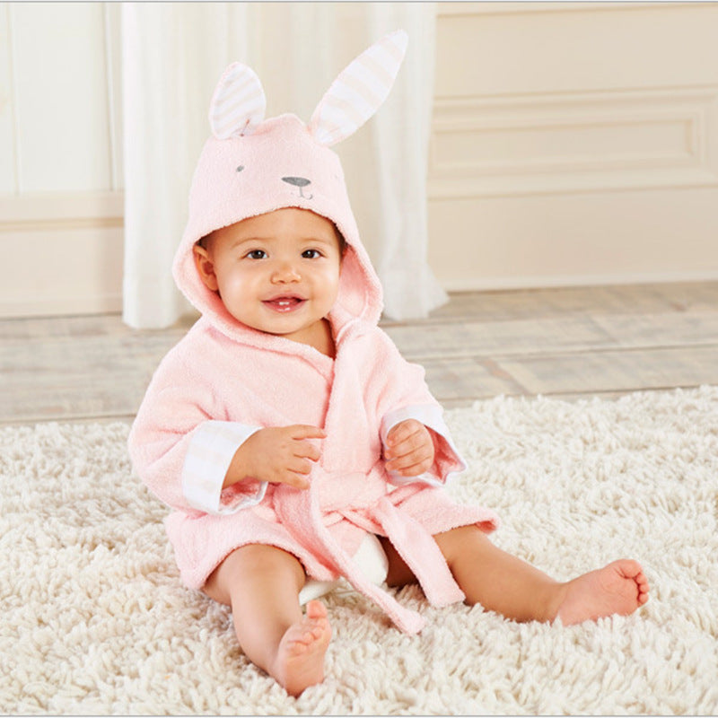 Cartoon Cute Animal Modeling Baby Badetücher Baby Bademäntel Baumwolle Kinder Bademäntel Baby mit Kapuze