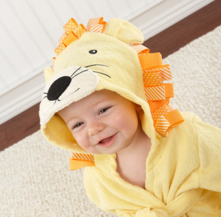 Cartoon Cute Animal Modeling Baby Badetücher Baby Bademäntel Baumwolle Kinder Bademäntel Baby mit Kapuze