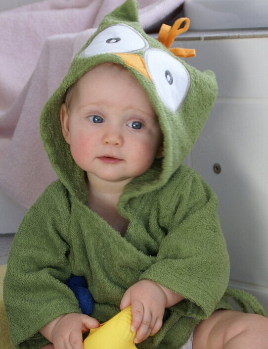 Cartoon Cute Animal Modeling Baby Badetücher Baby Bademäntel Baumwolle Kinder Bademäntel Baby mit Kapuze