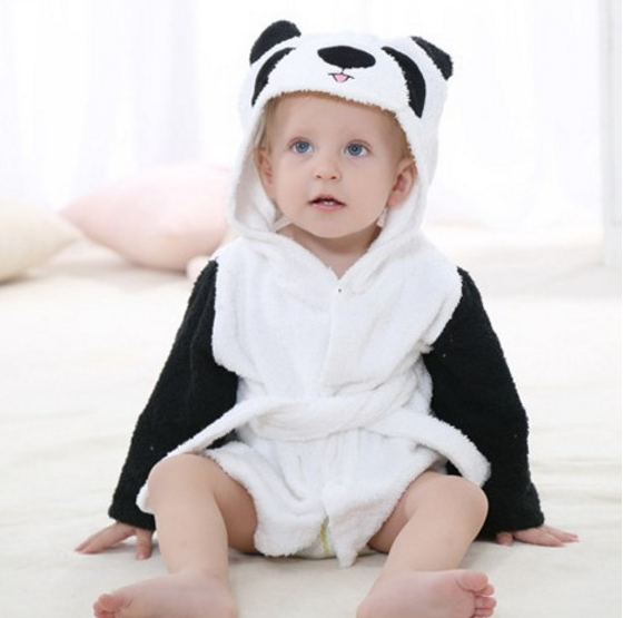 Cartoon Cute Animal Modeling Baby Badetücher Baby Bademäntel Baumwolle Kinder Bademäntel Baby mit Kapuze