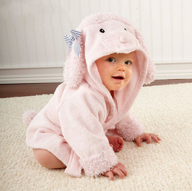 Cartoon Cute Animal Modeling Baby Badetücher Baby Bademäntel Baumwolle Kinder Bademäntel Baby mit Kapuze