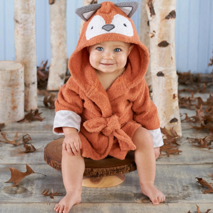 Cartoon Cute Animal Modeling Baby Badetücher Baby Bademäntel Baumwolle Kinder Bademäntel Baby mit Kapuze