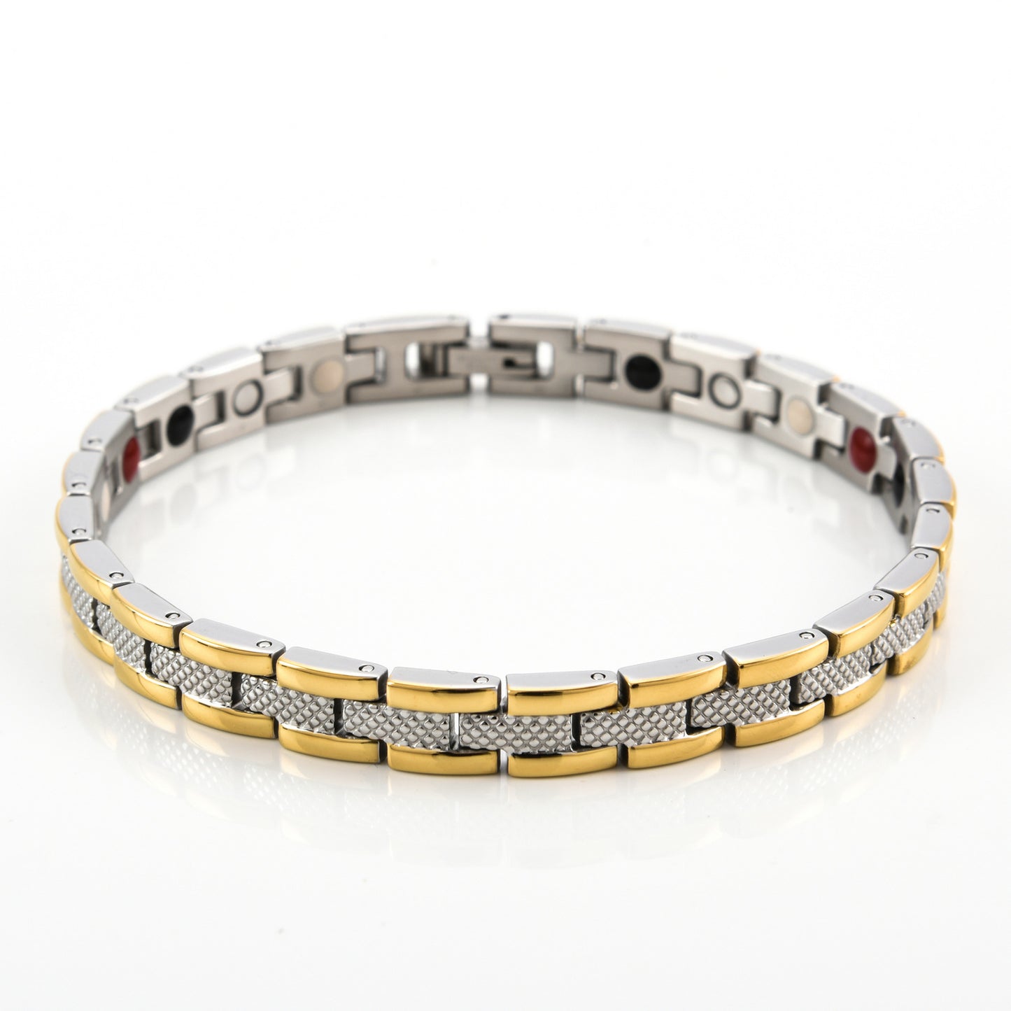 Titanstahl-Energie-Magnet-Armband für Damen und Herren